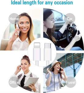 Câble de Charge Rapide Certifié MFI Usine 20W PD USB-C vers <span class=keywords><strong>Téléphone</strong></span> iOS pour iPhone 11 12 13 14, Câble de Données Chargeur - Product Image 3