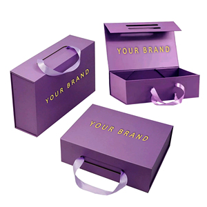 Custom <b>Large</b> Luxury Handbag Shape Rigid Eco-Friendly <b>Gift</b> <b>Box</b> UV Finish Custom Logo for Cosmetic Apparel Holiday Business <b>Gifts</b> - Product Image 1