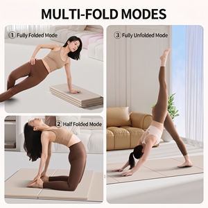Tapete de Yoga Plegable Ecológico Personalizado OEM, Tapete de Fitness Portátil Antideslizante para Yoga, Pilates y Gimnasio en Casa - Product Image 5