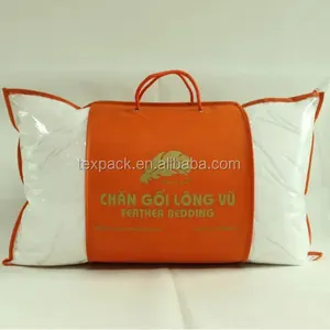 household bedding large clear plastic PVC pillow and duvet packaging bag