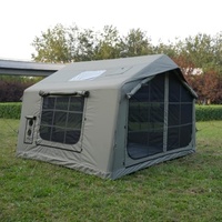 Tentes gonflables de camping en tissu Oxford 600D de 8,0 mètres carrés, faciles à installer, avec pompe et fenêtre de toit