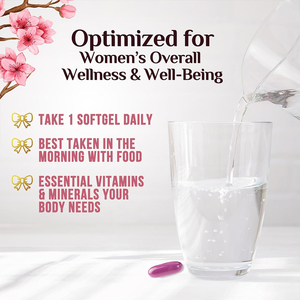 Complément alimentaire multi-vitamines pour femmes certifié, à base d'ingrédients naturels, favorisant la santé des os et des muscles, en gélules molles, avec dosage personnalisé (OEM/ODM). - Product Image 6