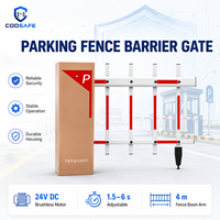 Barrière de stationnement dorée avec moteur DC sans balais pour la gestion de la sécurité d'entrée des complexes résidentiels et des entreprises