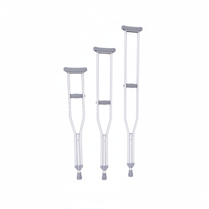 Aleación de aluminio Ligero Durable Axilar Bastón Médico Portátil Cómodo Ajustable Axilar - Product Image 1