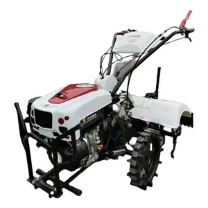 Chinese hot selling 6hp agriculture machine multifunctional hand push rotary mini power tiller orchard farm garden cultivator