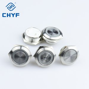 DIY Ultrathin Stainless Steel <strong>Lamp</strong> <strong>Switch</strong> 12/16/22mm Momentary Reset Short Metal <strong>Push</strong> <strong>Button</strong> Waterproof Touch Light 3A Max. - Product Image 4