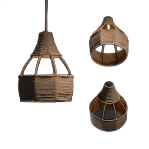 Lampade Artistiche, Lampadari in Stile Giapponese, Arte Pastorale in Rattan Intrecciato a Mano, per Club, Centri Commerciali, Sale Espositive, Hotel - Product Image 5