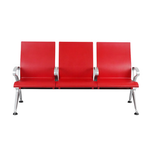 Banco de Aluminio y PU Hewei LC148-H1, Silla de Espera Metálica Reforzada para Hospitales, Aeropuertos y Salas de Servicio - Product Image 2