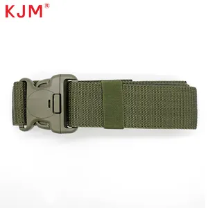 China Factory Customized Logo High Quality Heavy Duty Adjustable Nylon Webbing Strap Buckle Men Tactical Belt