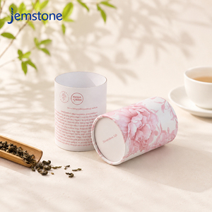 Custom Printed Food Grade Snack Loose Tea Packaging <b>Round</b> Cardboard Packing <b>Box</b> Matte Eco Friendly Cylinder Paper Tube Packaging - Product Image 2