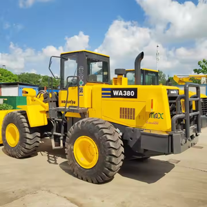 Cargador de ruedas usado Komatsu 380 de alta calidad de la mejor marca Komatsu Wa380, cargador frontal japonés usado en stock - Product Image 2