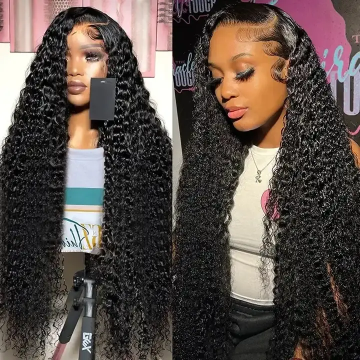 Raw Brazilian Glueless Full Hd Lace Wigs For Black Women Kinky Curly Lace Front Wigs Human Hair Hd Lace Frontal Wigs Human Hair