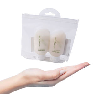 OEM Travel Hair Care Set (NUEVO) Mini Size Anti Dandruff Smoothing Anti-picazón Champú y acondicionador Set - Product Image 5