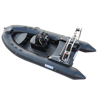 Yacht de pêche de luxe en aluminium Qingdao Haohai RIB390CL avec console centrale