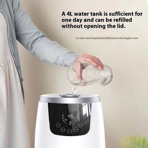เครื่องพ่น<span class=keywords><strong>อากาศ</strong></span>อัลตราโซนิคอัฉริยะ4L เครื่องเพิ่มความชื้นแบบตั้งโต๊ะความจุขนาดใหญ่เครื่องทำความชื้น<span class=keywords><strong>ใน</strong></span>ครัวเรือนใหม่พร้อมหัวฉีด<span class=keywords><strong>ส</strong></span><span class=keywords><strong>เปร</strong></span><span class=keywords><strong>ย์</strong></span>หมุนได้360 ° - Product Image 1
