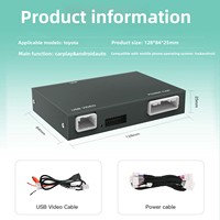 Module d'interconnexion compatible sans fil CarPlay/HiCar/Android Auto pour écran embarqué, décodeur de mise à niveau avec WiFi/USB/CAN pour Toyota