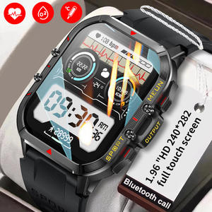 Nouvelle montre connectée pour appels, écran TFT carré, bracelet en silicone, mesure précise de l'oxygène sanguin, multifonctionnelle pour adultes, pour les appels - Product Image 5