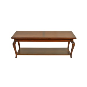 Mesa de Centro Rocco Square, Diseño Clásico Minimalista, Muebles para Sala de Estar, Hogar y Hotel, Mesa de Centro de Madera - Product Image 1