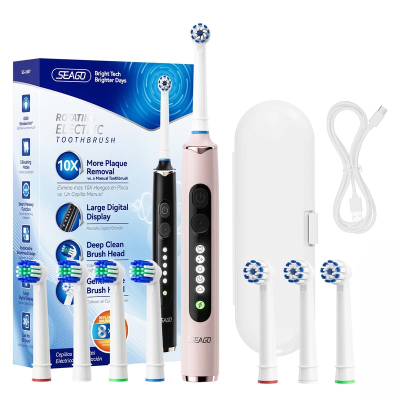 SEAGO Rotating Electric Toothbrush SG2607 for