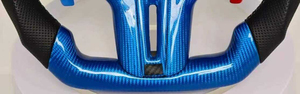 Funda de Volante de Cuero Genuino Cosida a Mano, Ajuste Delgado, No Bloquea los Botones, Compatible con <span class=keywords><strong>BMW</strong></span> 325li 530li X3 X5 Mini Cooper - Product Image 4