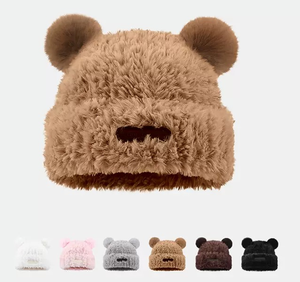 Mờ gấu tai thiết kế mùa đông mũ-sang trọng sang trọng mùa đông mũ nón cho người lớn hàng ngày & sử dụng ngoài trời - Product Image 4