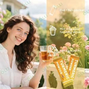 Olli Oem Odm Individueel Verpakt Kurkuma Curcumine Poeder Halal Veganistische Biologische Kurkuma <span class=keywords><strong>Extract</strong></span> Poederdrank - Product Image 3