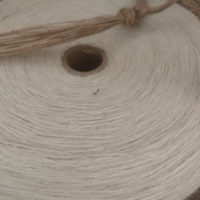 Fourniture directe d'usine grand rouleau 2mm corde de Jute naturelle couleur blanche corde de Jute écologique corde de Jute de Hesse pour bricolage artisanat