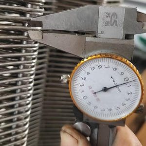 Gıda sınıfı 304 paslanmaz çelik Spiral tel örgü zincir denge örgü konveyör bant için tünel fırın - Product Image 4