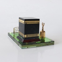 Cadeaux religieux musulmans en gros, modèle de la Kaaba de La Mecque en cristal, souvenirs islamiques