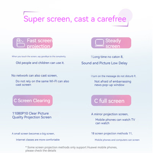 หน้าจออัจฉริยะ <span class=keywords><strong>Huawei</strong></span> <span class=keywords><strong>Vision</strong></span> Smart Screen SE3 ขนาด 55 นิ้ว จอฉายภาพ Super Projection ความละเอียด 4K Ultra HD 120Hz แบบเต็มจอ พร้อมกล้อง AI Smart HD65KUNA - Product Image 4