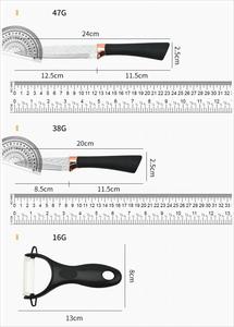 Ensemble de Six pièces en acier inoxydable 3CR13, ensemble de couteaux de cuisine traités par forgeage, cadeau d'affaires, personnalisation Acceptable - Product Image 6