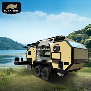Rimorchio <span class=keywords><strong>Camper</strong></span> in Alluminio OTR, Piccola Casa Mobile per Viaggi Fuoristrada, Rimorchio Pop-up per Escursioni in <span class=keywords><strong>Montagna</strong></span> - Product Image 1
