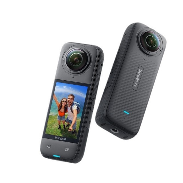 X625 Insta360 X4 Waterproof 8k 360 Action Camera, 4k Wide-angle Video,135 Min Battery Life, Ai Editing, Stabilization, for Sport