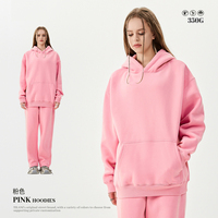 Ensemble sweat à capuche homme et pantalon de survêtement évasé Y2K vintage streetwear, avec logo imprimé en relief 350 g/m² de haute qualité, pour l'hiver, en tissu tissé