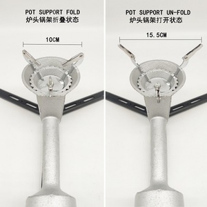Portable Gas <b>Stove</b> Propane Cast Iron Foldable Outdoor Camping <b>Stove</b> Lightweight Simple Design All Seasons Use - Product Image 4