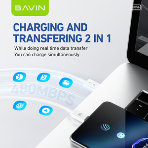 BAVIN venta al por mayor excelente CB356 66W tipo C USB C carga rápida cargador <span class=keywords><strong>de</strong></span> teléfono <span class=keywords><strong>celular</strong></span> datos <span class=keywords><strong>cable</strong></span> USB - Product Image 4