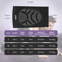 Aolikes Manchons de coude confortables et respirants, attelle de bras anti-collision en EVA, support de coude pour le sport, la gym, le fitness, l'entraînement 0245