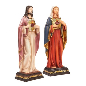 Figurine catholique de la vierge <span class=keywords><strong>marie</strong></span> et jésus Christ, en résine, religieux, créativité de noël - Product Image 4