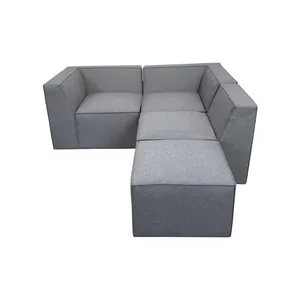 Chingxin phòng khách hiện đại Modular sofa cắt modulares vải Modular sofa với liên hệ với con lăn