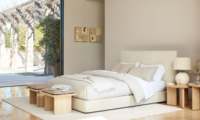 Lits Nouveaux Modèles – Ensembles de Chambres Modernes de Luxe – Lits Doux Grand Format (Queen/King) Adaptés aux Appartements – Cadre en Bois de Chêne Durable