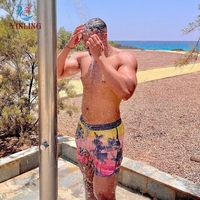 Trajes de Baño de Secado Rápido con Forro de Malla, Shorts de Playa de Verano con Estampado Divertido, Logotipo Personalizado