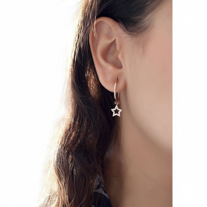 ต่างหูเงินแท้ 925 ดีไซน์รูปดาว ขนาด 1.8 ซม. TR - Product Image 2