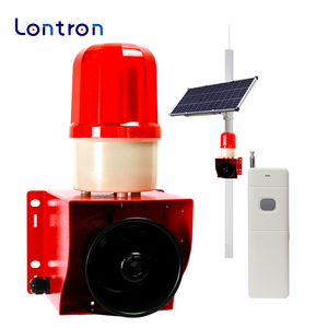 Alarme sonore et lumineuse haute puissance <span class=keywords><strong>180</strong></span> alarme de klaxon à décibels élevés défense aérienne feu voix réglable 220V24V12 - Product Image 1