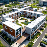 Wecheer Chine Maison mobile moderne préfabriquée pliable en conteneur, local de stockage sécurisé pour entrepôt de construction