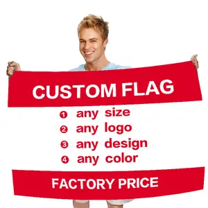 3x5ft Aangepaste Vlag Banner Vlag Vlag Verticale Pizza Banner Reclamewinkel Commerciële Bedrijfsvlag