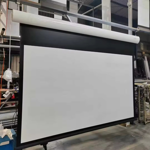 Écran <span class=keywords><strong>de</strong></span> <span class=keywords><strong>projection</strong></span> motorisé 4K <span class=keywords><strong>de</strong></span> haute qualité pour la maison et le commerce, format 16:9, tension électrique, gris mat, pour home cinéma - Product Image 2