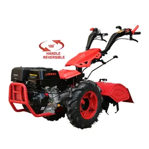 Italy technical walk behind walking two wheel small farm tractor with cultivator for sale