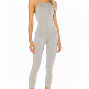 Combinaison de yoga une pièce personnalisée OEM à haute élasticité Combinaison de Pilates pour femmes - Product Image 1