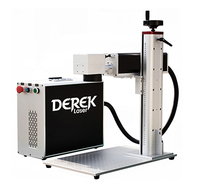 Máquina de Marcado Láser de Fibra CNC de Alta Precisión, Fuente Raycus, Grabado 3D en Metal, Refrigeración por Aire, 20W-100W, 300x300mm, JCZ, DWG/DXF/DST