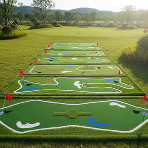 Vente promotionnelle d'usine HW : Green de <span class=keywords><strong>golf</strong></span> en EVA, <span class=keywords><strong>mini</strong></span>-<span class=keywords><strong>golf</strong></span> d'entraînement intérieur/extérieur, greens à 9 trous - Product Image 3